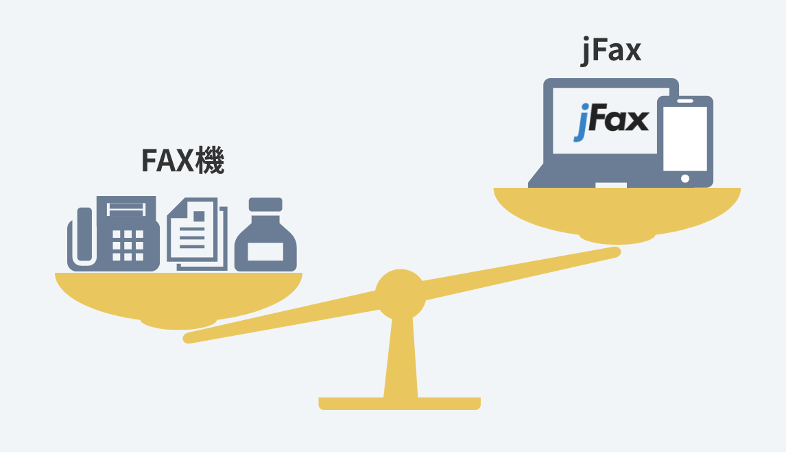 FAX機との月額コストの差は 約1万円!!